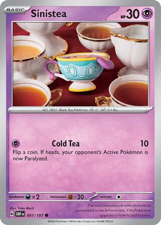 Sinistea 097/197 - Obsidian Flames