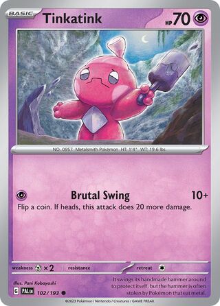 Tinkatink 102/193 - Paldea Evolved