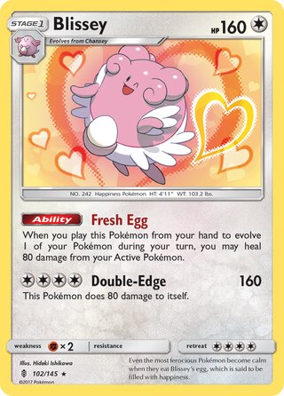 Blissey 102/145 - Guardians Rising