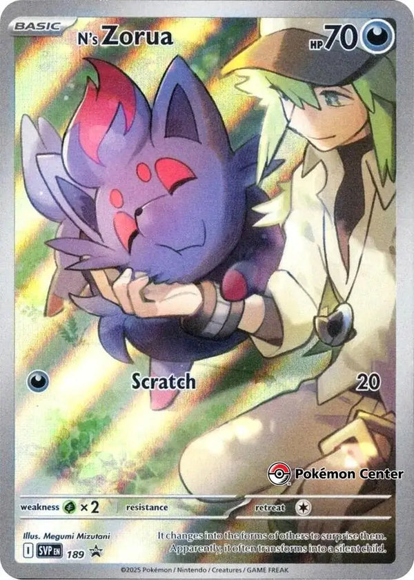 N's Zorua Pokemon Center 189 - Scarlet & Violet Promos