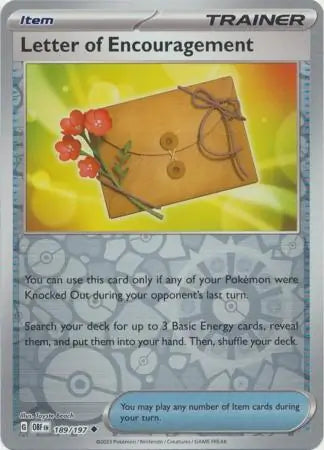 Letter of Encouragement 189/197 - Obsidian Flames