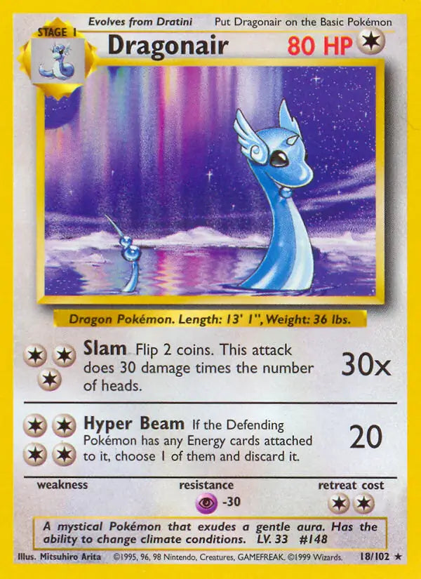 Dragonair 18/102 - Base Set (1st Edition)