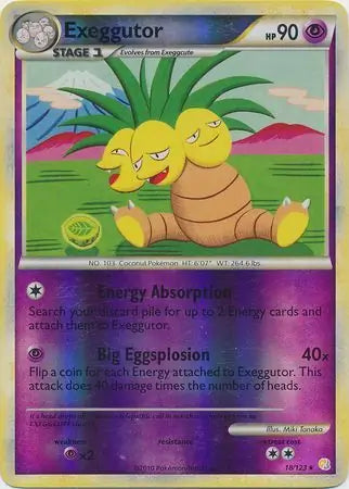 Exeggutor 18/123 - HeartGold & SoulSilver