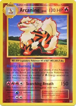 Arcanine 18/108 - Evolutions