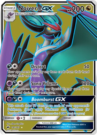 Noivern-GX 141/147 - Burning Shadows