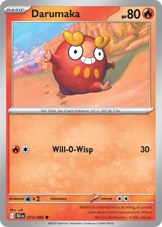 Darumaka 013/086 - Black Bolt