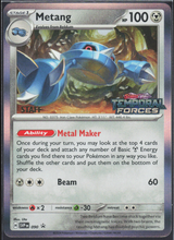Metang (Prerelease) [Staff] 090 - SV: Scarlet & Violet Promo Cards