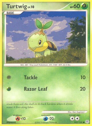 Turtwig 103/130 - Diamond & Pearl Base
