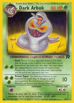 Dark Arbok 19/82 - Team Rocket