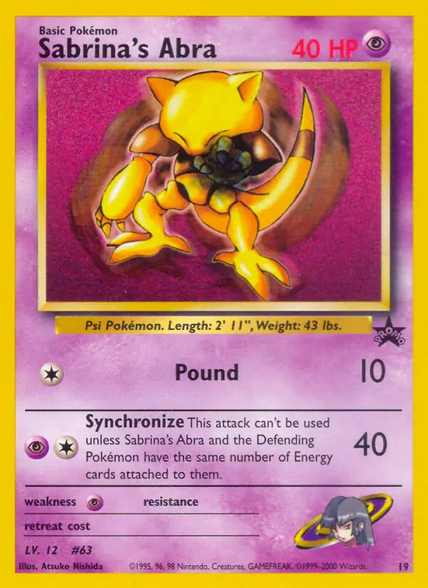 Sabrina's Abra 19 - WOTC Promo