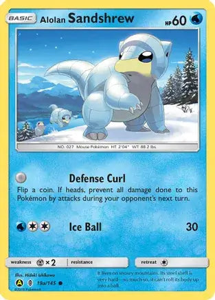 Alolan Sandshrew 19a - Alternate Art Promos