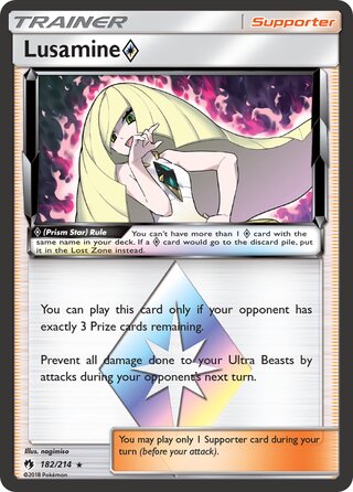 Lusamine ◇ 182/214 - Lost Thunder