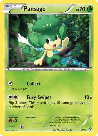 Pansage 2/39 - XY Starter Set