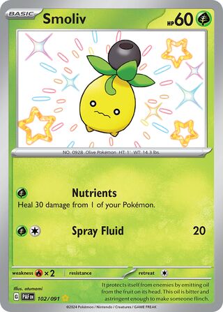 Smoliv 102/091 - Paldean Fates