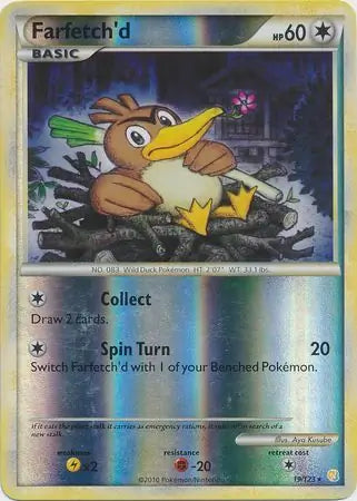Farfetch'd 19/123 - HeartGold & SoulSilver