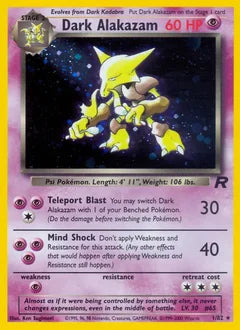 Dark Alakazam 1/82 - Team Rocket