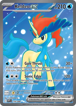 Keldeo ex 159/086 - White Flare