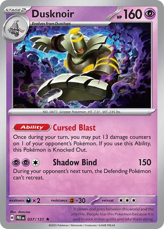 Dusknoir 037/131 - Prismatic Evolutions