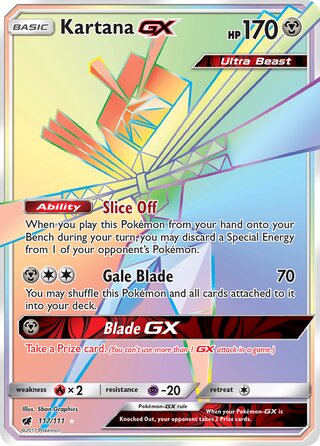 Kartana-GX 117/111 - Crimson Invasion