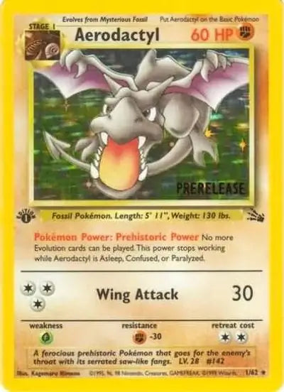 Aerodactyl Prerelease 1 - WOTC Promo