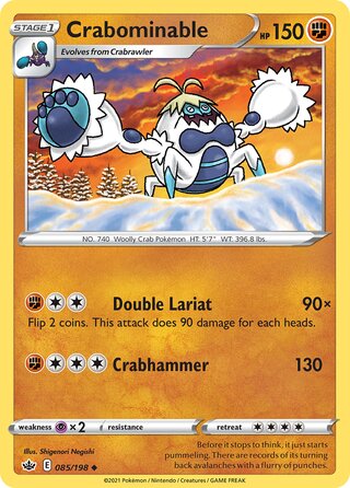 Crabominable 085/198 - Chilling Reign