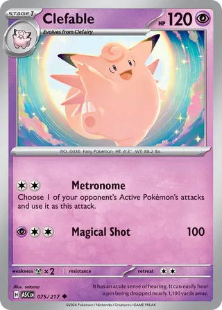 Clefable 075/217 - Ascended Heroes