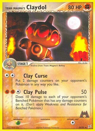 Team Magma's Claydol 33/95 - Team Magma vs Team Aqua