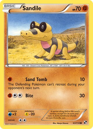Sandile 63/114 - Bllack & White Base