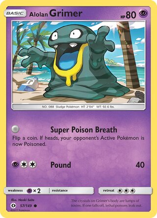 Alolan Grimer 57/149 - Sun & Moon Base