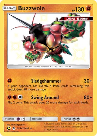Buzzwole SV24/SV94 - Hidden Fates