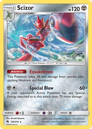 Scizor 126/214 - Lost Thunder