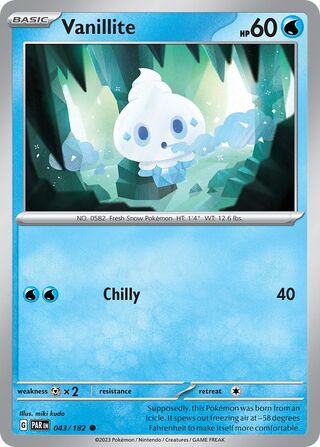 Vanillite 043/182 - Paradox Rift
