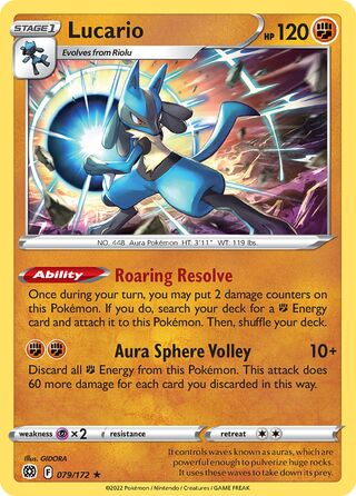 Lucario 079/172 - Brilliant Stars