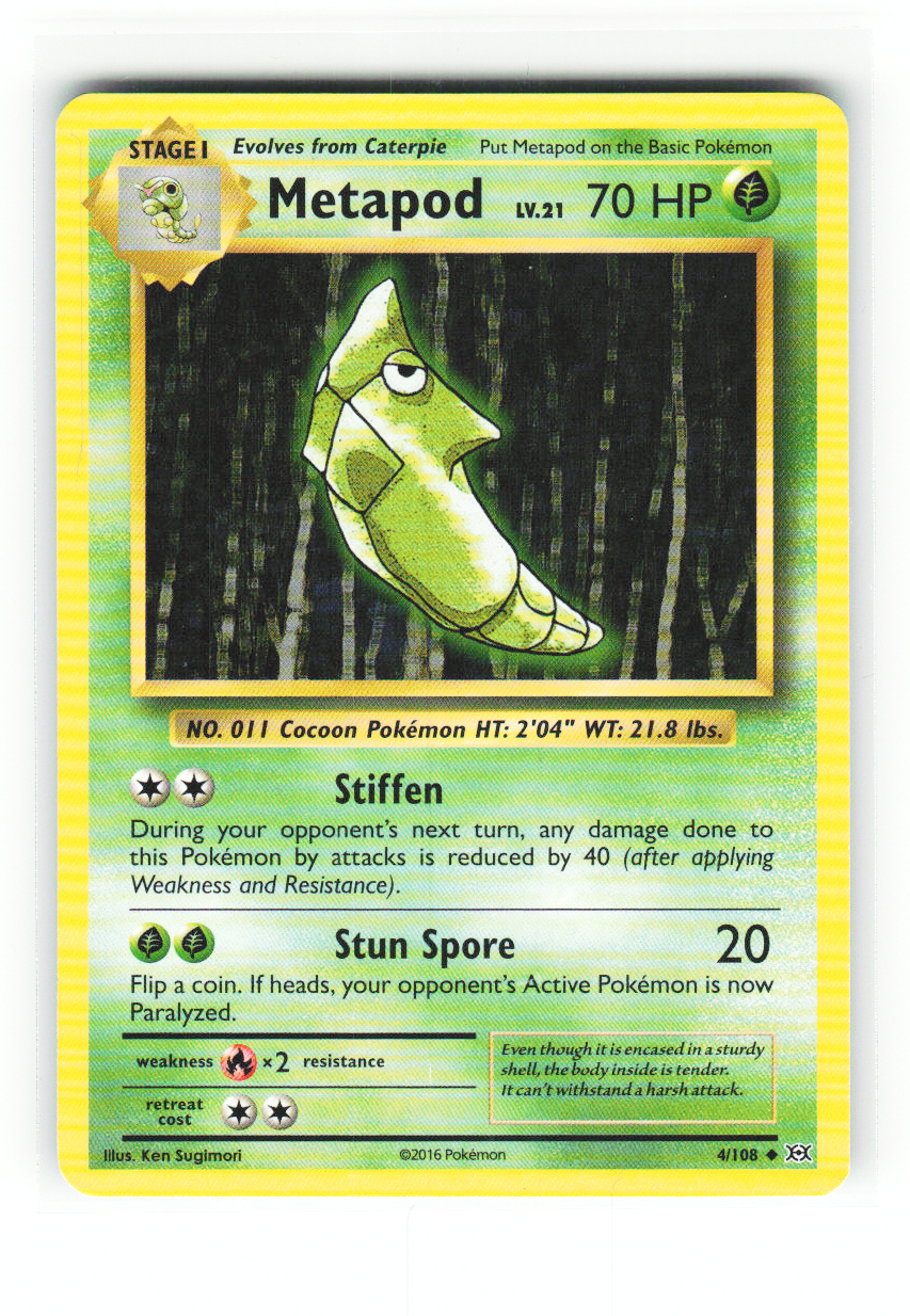 Metapod 4/108 - Evolutions