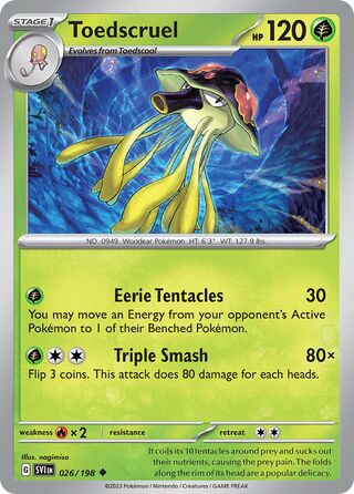 Toedscruel 026/198 - Scarlet & Violet Base