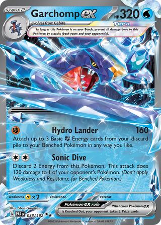 Garchomp ex 038/182 - Paradox Rift