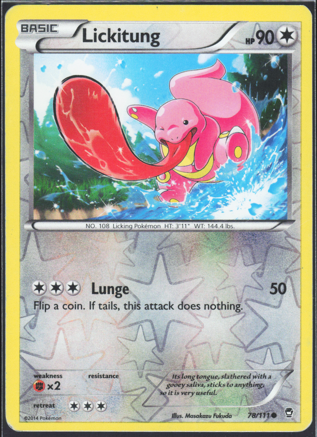 Lickitung 78/111 - XY - Furious Fists