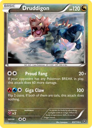 Druddigon 83/114 - Steam Siege