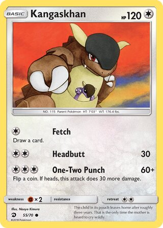 Kangaskhan 55/70 - Dragon Majesty