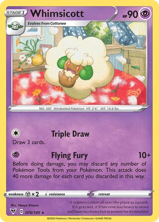 Whimsicott 076/185 - Vivid Voltage