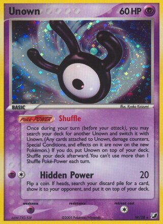 Unown W/28 - Unseen Forces