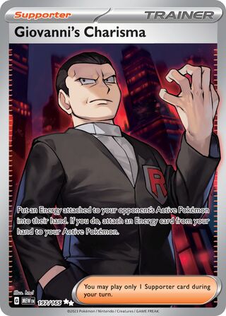 Giovanni's Charisma 197/165 - Scarlet & Violet 151