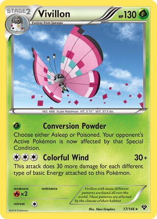 Vivillon 17/146 - XY Base