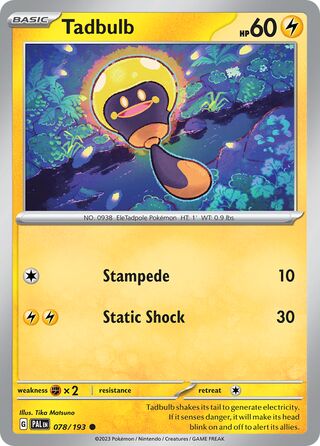 Tadbulb 078/193 - Paldea Evolved
