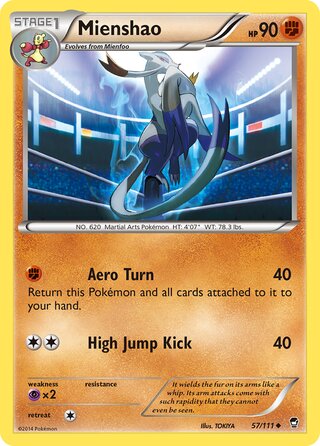 Mienshao 57/111 - Furious Fists