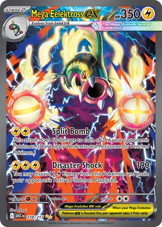 Mega Eelektross ex 278/217 - Ascended Heroes