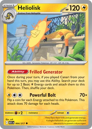 Heliolisk 064/217 - Ascended Heroes