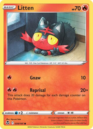 Litten 030/195 - Silver Tempest