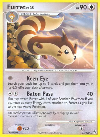 Furret 27/132 - Secret Wonders