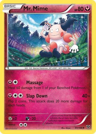 Mr. Mime 91/146 - XY Base